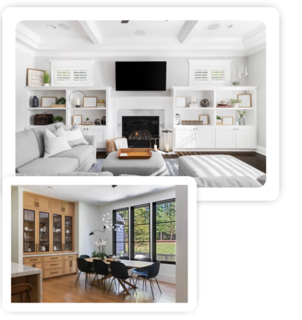 White double image White double image